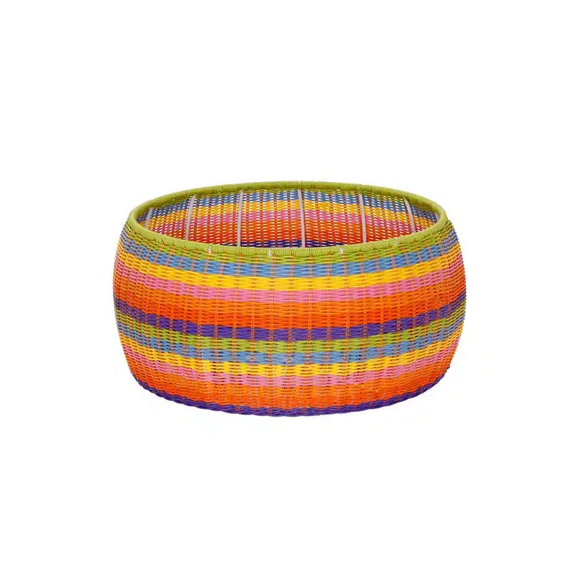 Table ottomane en résine tressée