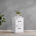 2-Drawer Vertical File Cabinet with 2 Lockable Drawers, Adjustable Hanging Rail, Filing Cabinet, Printer Stand