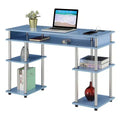 HomeStock 48 in.H Black Color Steel Standing Desks with No Storage