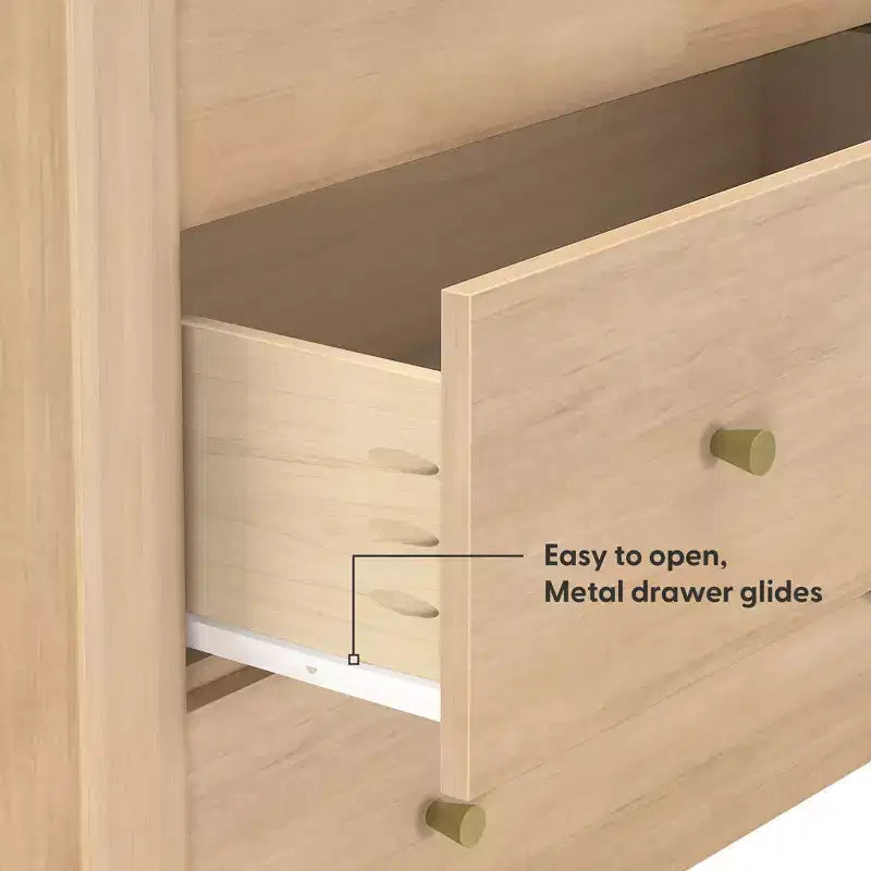Commode à 3 tiroirs et tiroir supérieur divisé