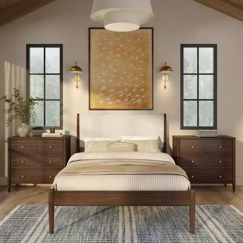 Commode à 3 tiroirs et tiroir supérieur divisé