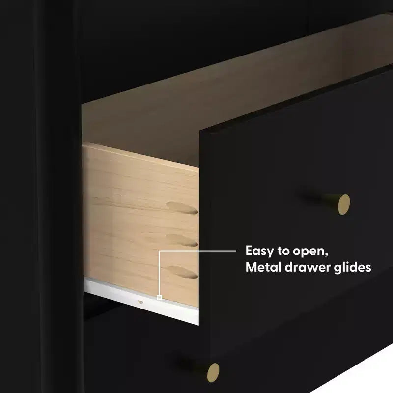Commode à 3 tiroirs et tiroir supérieur divisé