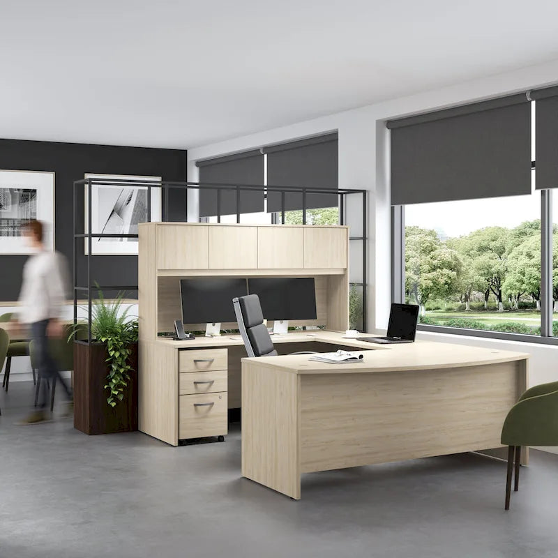 Studio C 5 Shelf Bookcase with Doors by Bush Business Furniture