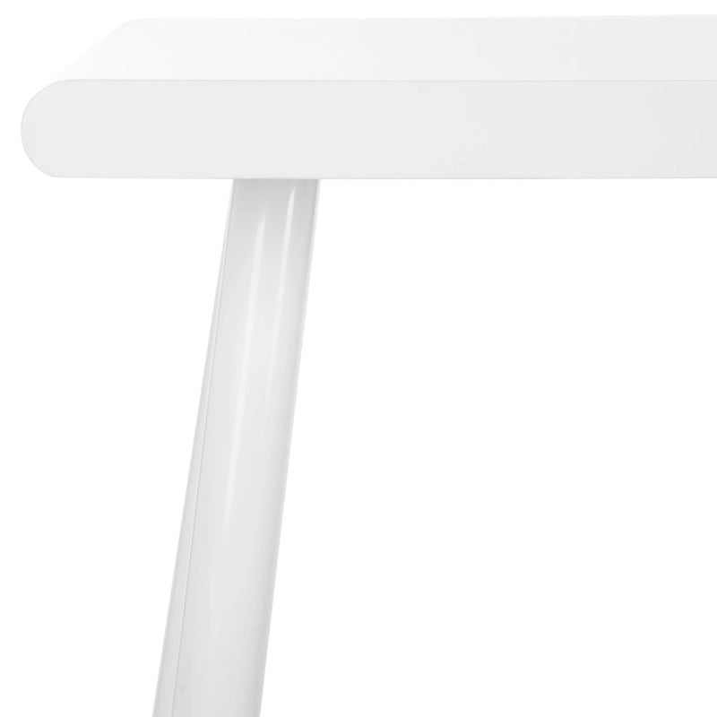 SAFAVIEH Natalia Mid Century Scandinavian White Two Drawer Desk