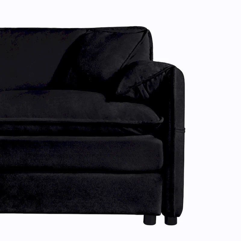 2-Pieces Chenille Accent Sofa Chair Set of 2 with Oversized Armchairs and 29.92 Deep Seats (800lb Capacity)