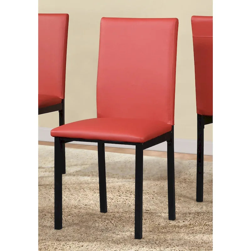 5-Piece Dining Table and Chair Set, Kitchen Dining Furniture Set with Faux Marble Rectangular Table and 4 Chairs