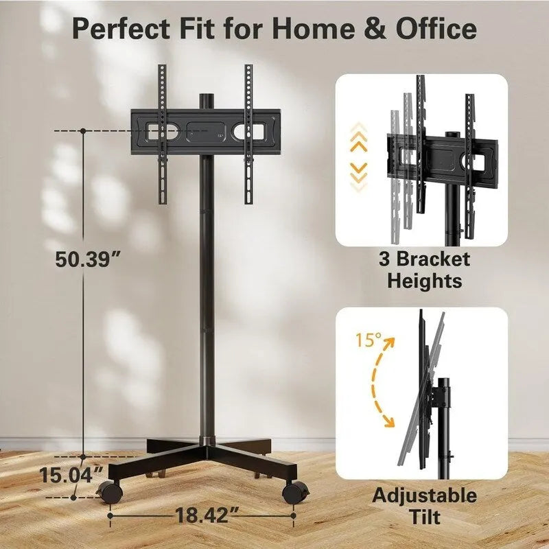 Rolling TV Stand