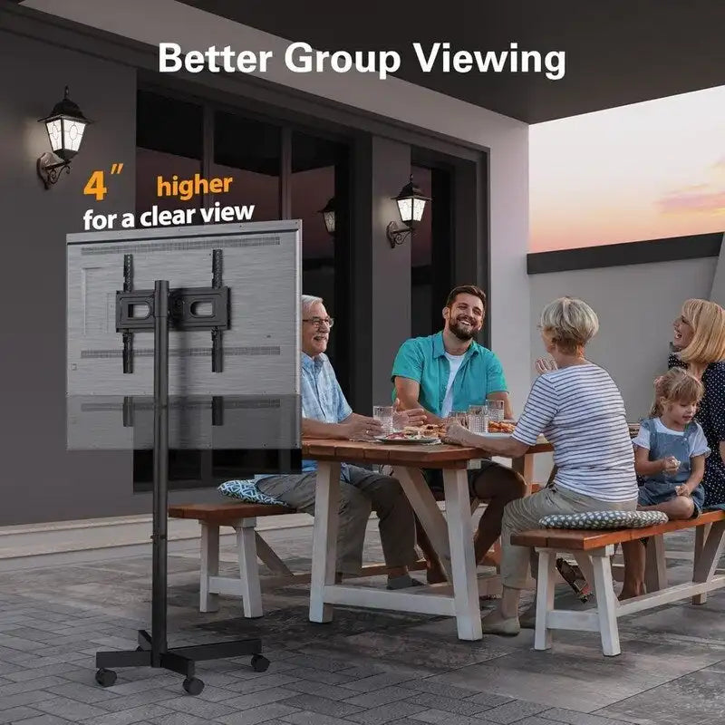 Rolling TV Stand