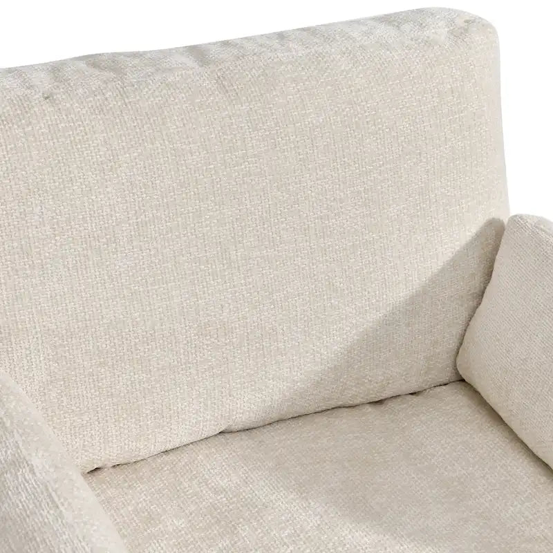 Chenille Oversized 41.5 Wide Down Fill Sofa Lounge Chair and A Half