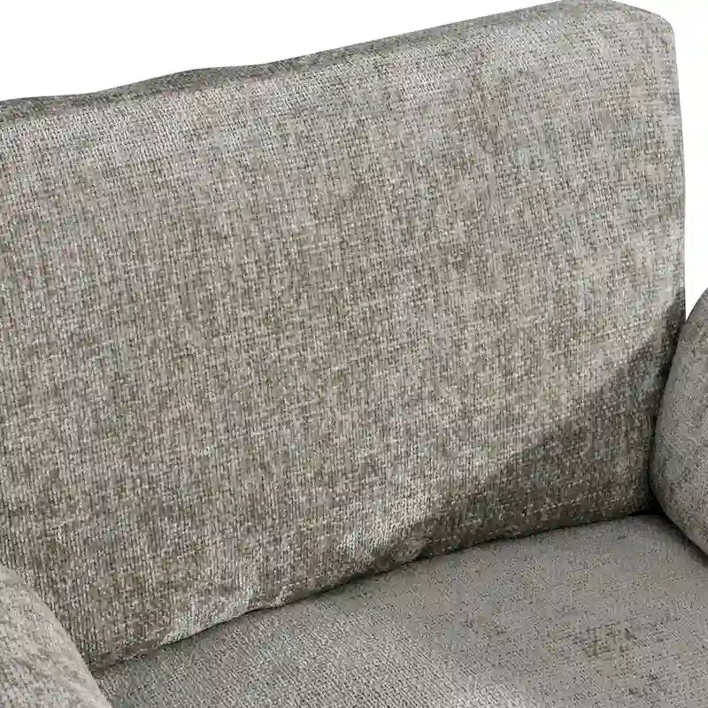 Chenille Oversized 41.5 Wide Down Fill Sofa Lounge Chair and A Half