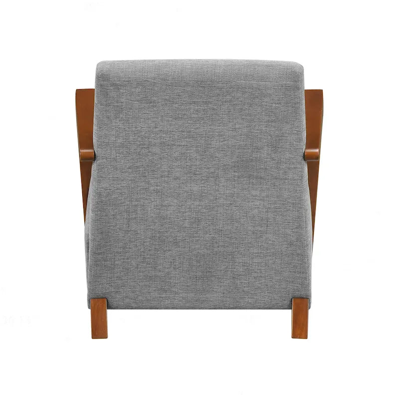 Luxurious Solid Wood Accent Chair for Stylish Living Rooms