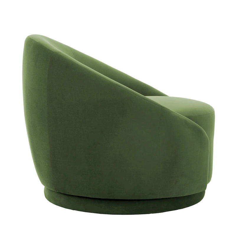 Velvet Boucle Upholstered Accent Chairs Swivel Barrel Chair (Set of 2)