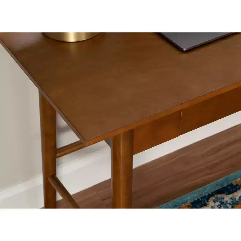 Bureau spacieux de 42 pouces · Cadre en chêne · Design industriel