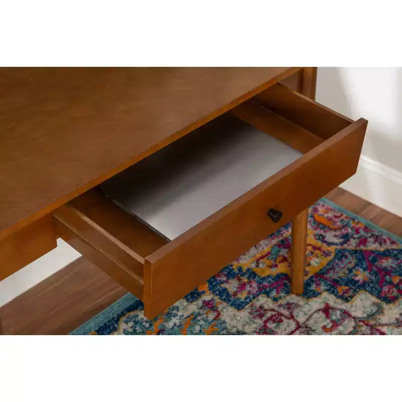 Bureau spacieux de 42 pouces · Cadre en chêne · Design industriel