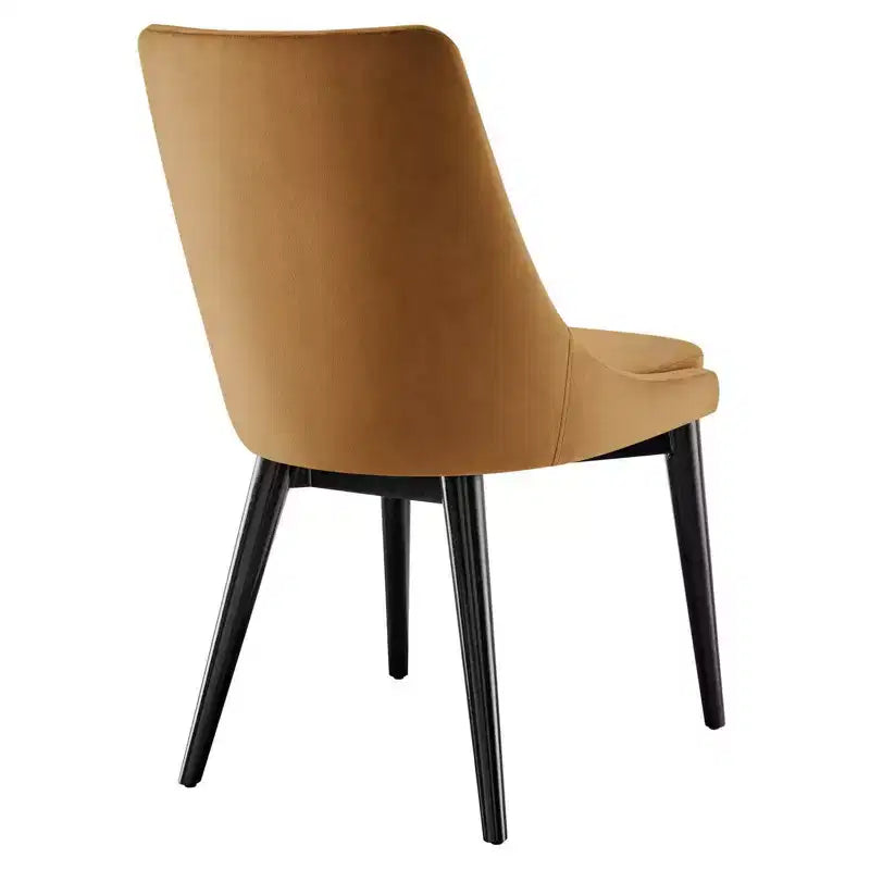 Chaise de salle à manger en velours haute performance