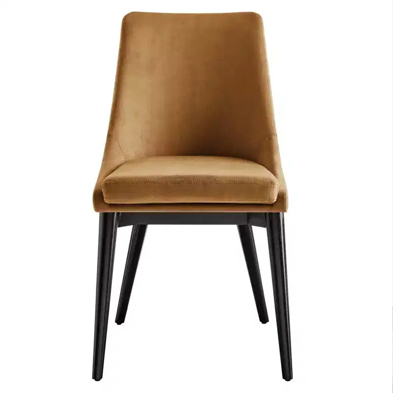 Chaise de salle à manger en velours haute performance