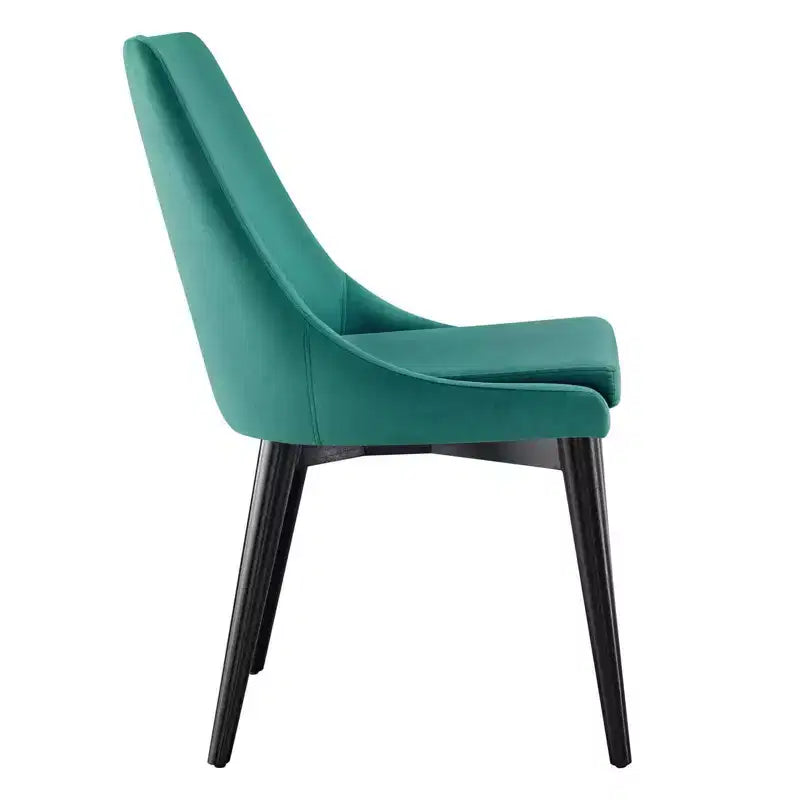 Chaise de salle à manger en velours haute performance