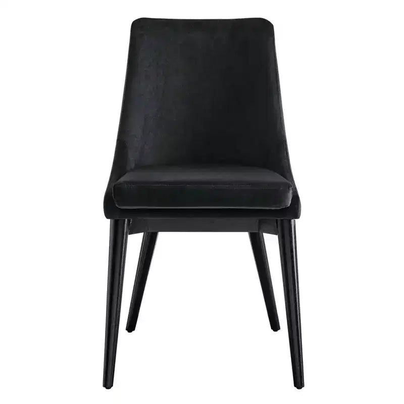 Chaise de salle à manger en velours haute performance