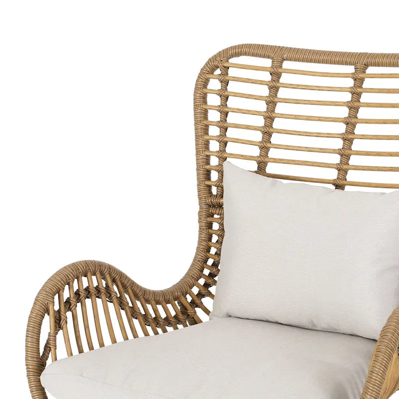 Montana Indoor Wicker Club Chairs with Cushions (Set of 2) by Christopher Knight Home