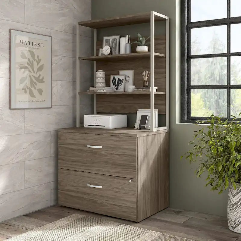 Hybrid 36W Bookcase Hutch by Bush Business Furniture