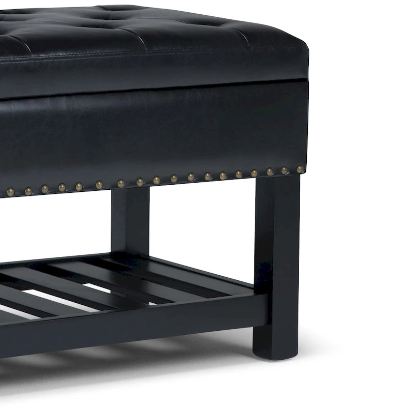 WYNDENHALL Riley 43 inch Wide Rectangle Ottoman Bench - 43 W x 17 D x 19 H
