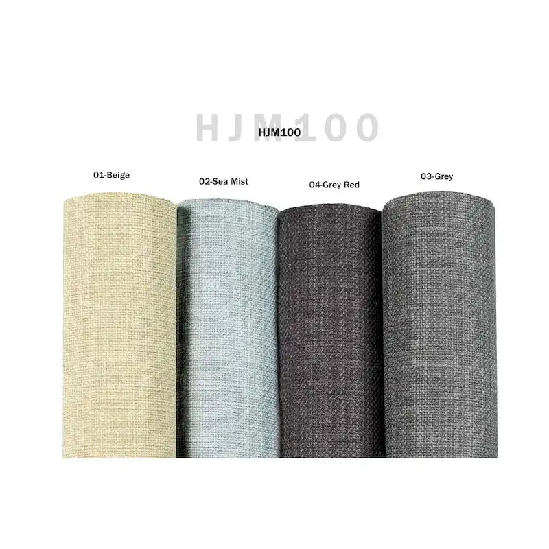 MJL Furniture Madison Squared Fabric Upholstered Welted Ottoman