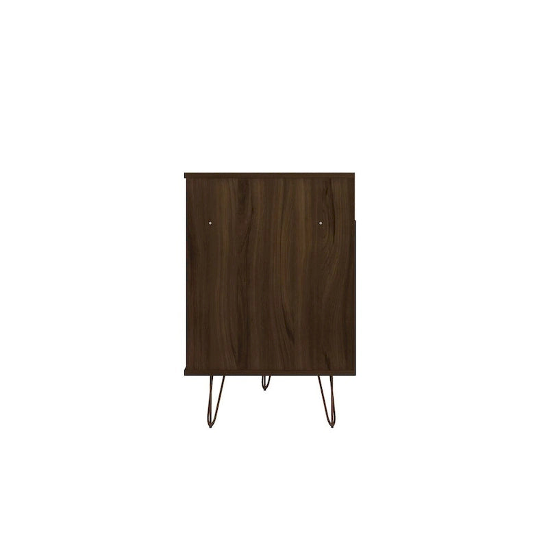 Manhattan Comfort Rockefeller 62.99 In. Metal Leg Media Cabinet Console