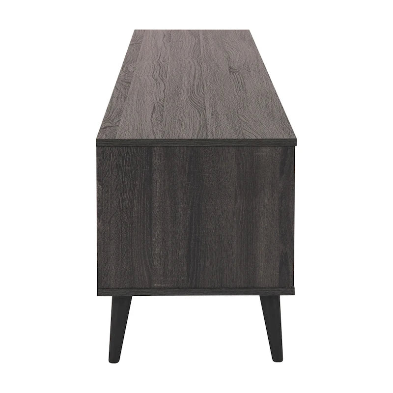 Cole TV Bench with Open Shelves, TVs up to 85 - N/A