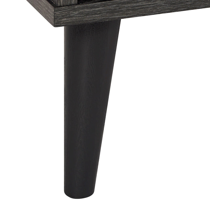 Cole TV Bench with Open Shelves, TVs up to 85 - N/A