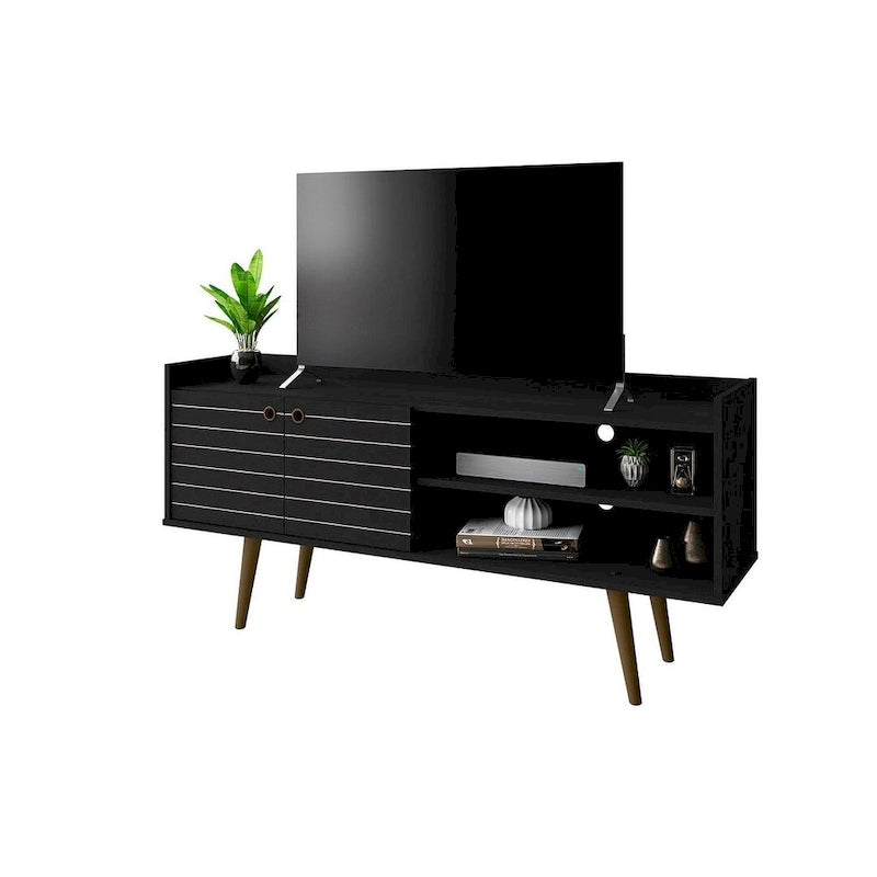 Manhattan Comfort Bogart Mid Century Modern Media Cabinet Console