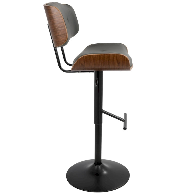 Carson Carrington Leksand Adjustable Bar Stool with Straight T Footrest (Set of 2)