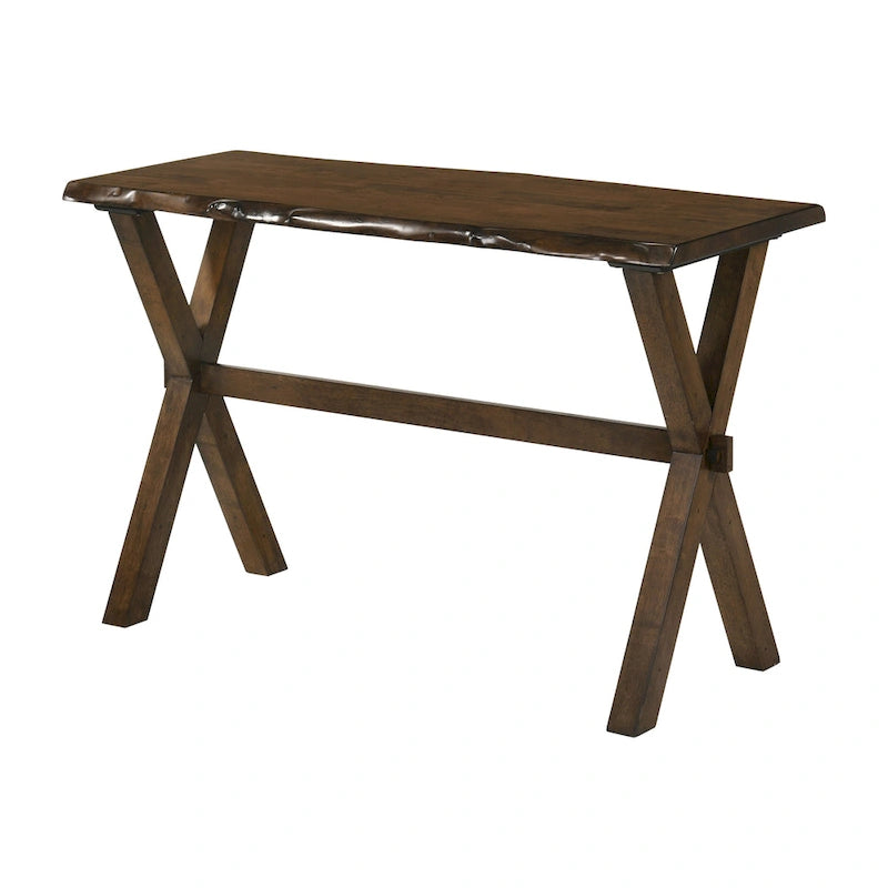 Mav Transitional Walnut 47-inch Solid Wood Sofa Table by Furniture of America