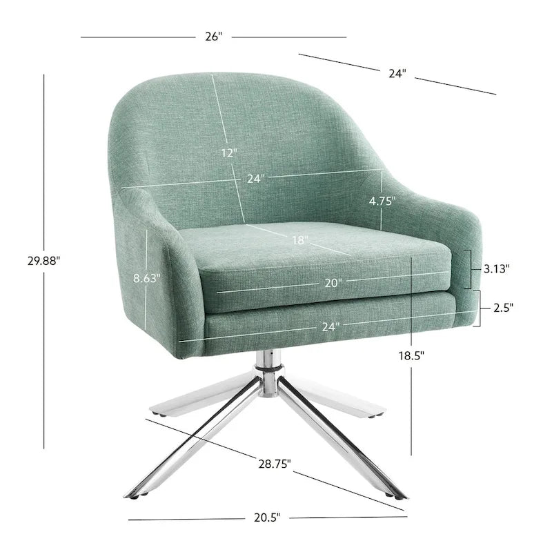 Paxton Swivel Accent Chair
