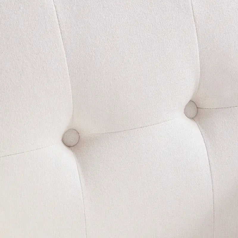 HUIMO Sofa Couch for Two People Tufted Fabric Upholstered Sofa