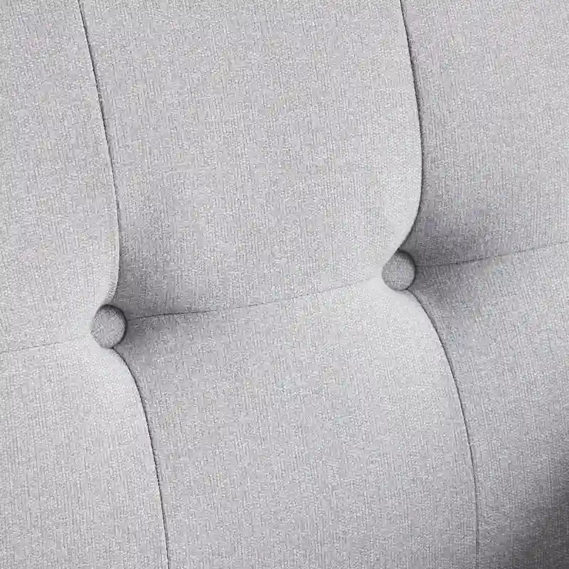 HUIMO Sofa Couch for Two People Tufted Fabric Upholstered Sofa