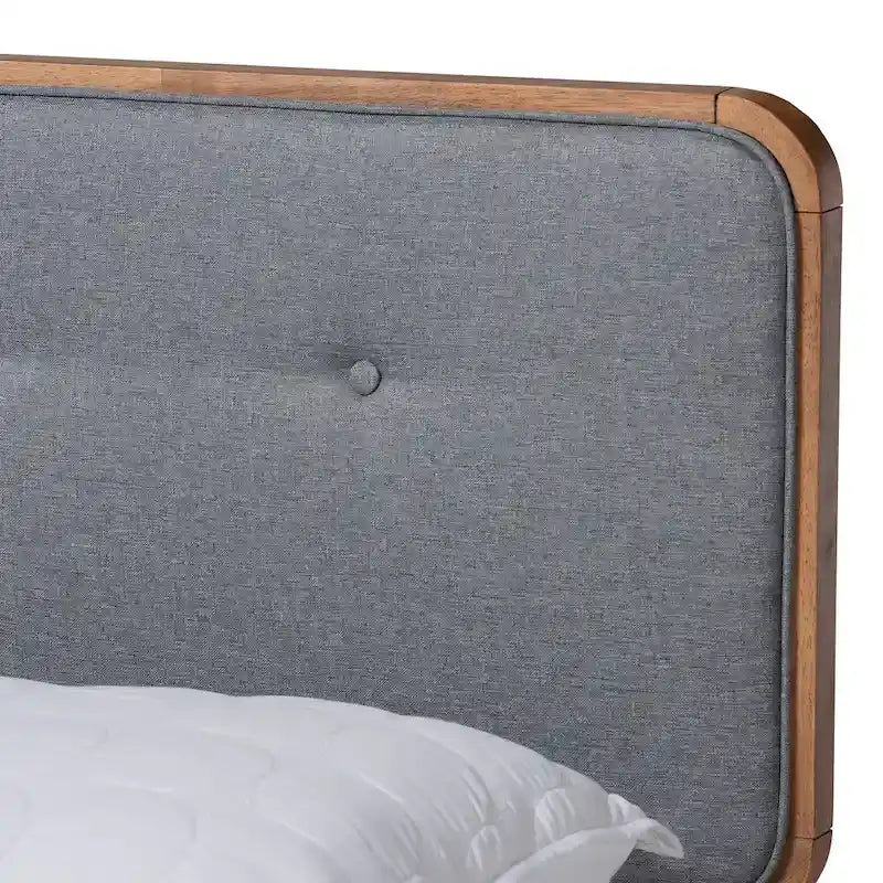 Natalia Mid-Century Modern Platform Bed