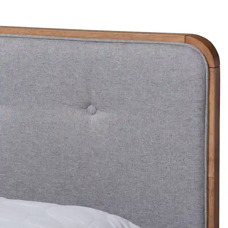 Natalia Mid-Century Modern Platform Bed