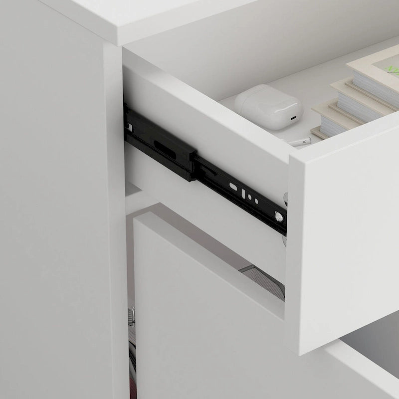 FUFU&GAGA 1-Drawer Reception Computer desk With one Door