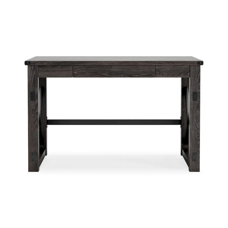Freedan Grayish Brown Home Office Desk