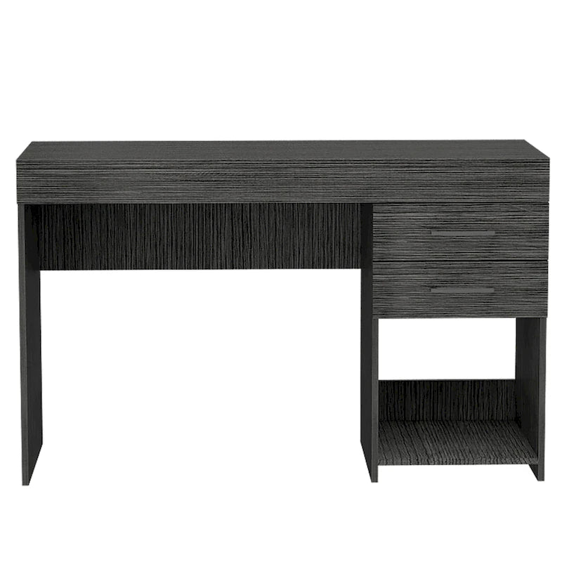 FM Furniture Austin Writing Computer Desk with Two Drawers and One Cabinet
