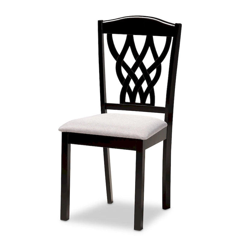 Salem Modern and Contemporary Wood 7-Piece Dining Set