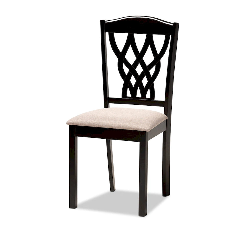 Salem Modern and Contemporary Wood 7-Piece Dining Set