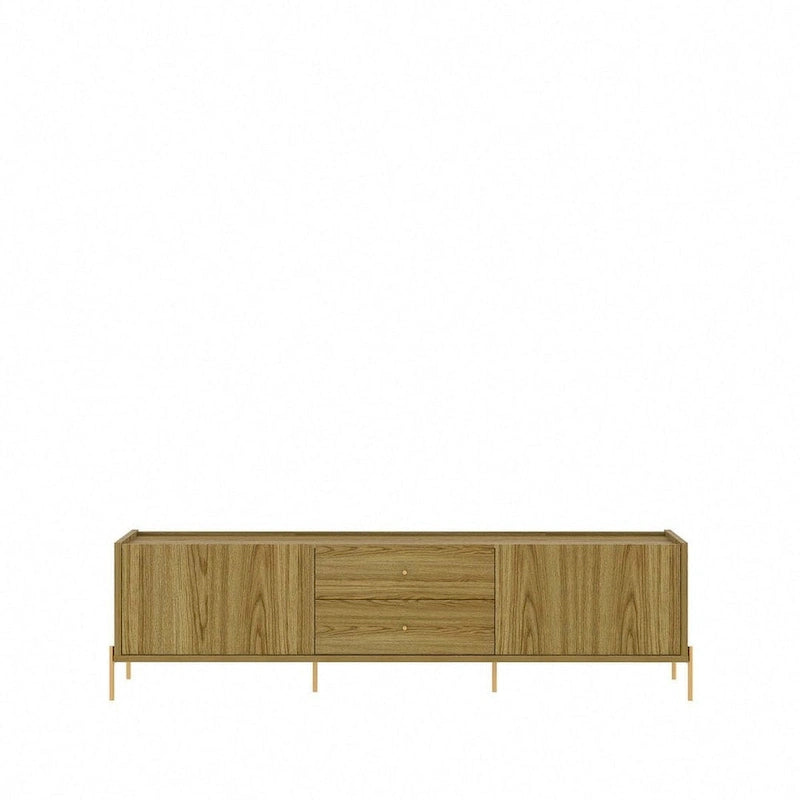 Manhattan Comfort Jasper 86.69 In. Media Cabinet Console