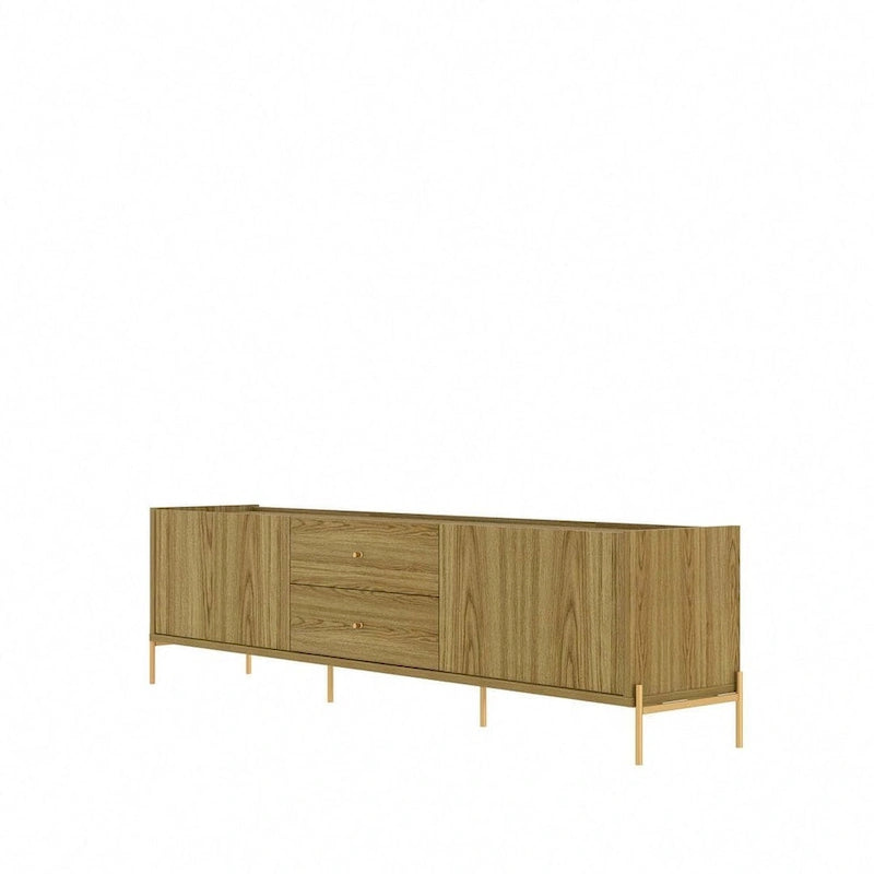 Manhattan Comfort Jasper 86.69 In. Media Cabinet Console