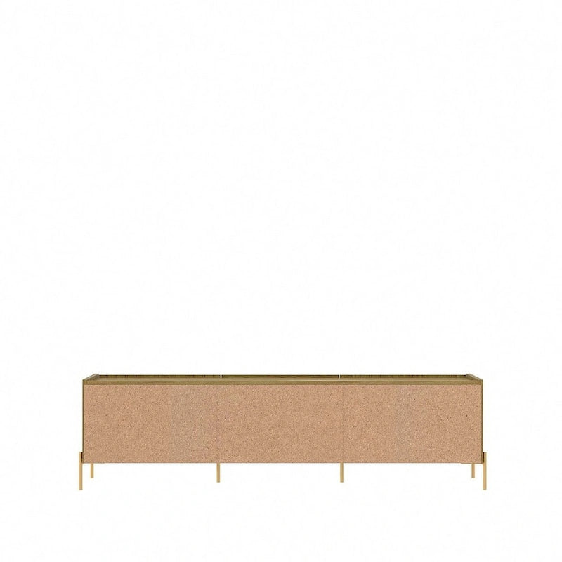 Manhattan Comfort Jasper 86.69 In. Media Cabinet Console