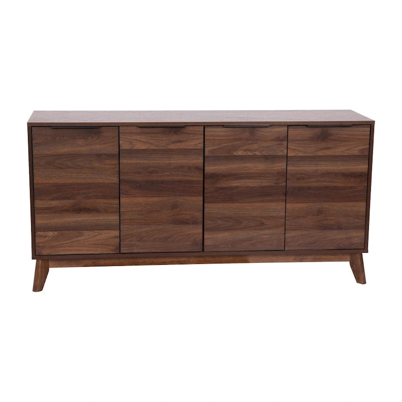60 Buffet Cabinet with 4 Soft Close Doors and Adjustable Shelves