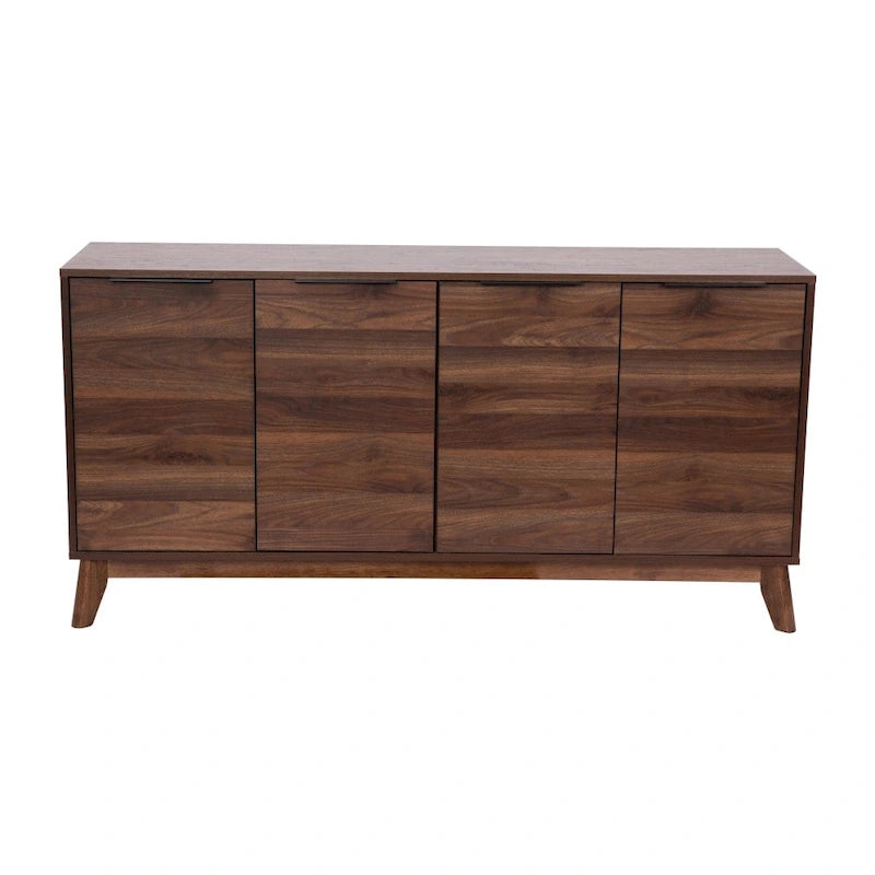 60 Buffet Cabinet with 4 Soft Close Doors and Adjustable Shelves
