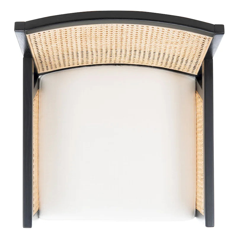 SAFAVIEH Couture Lupita Rattan Dining Chair - 21.9 W x 24.8 L x 33.9 H - 22Wx25Dx34H