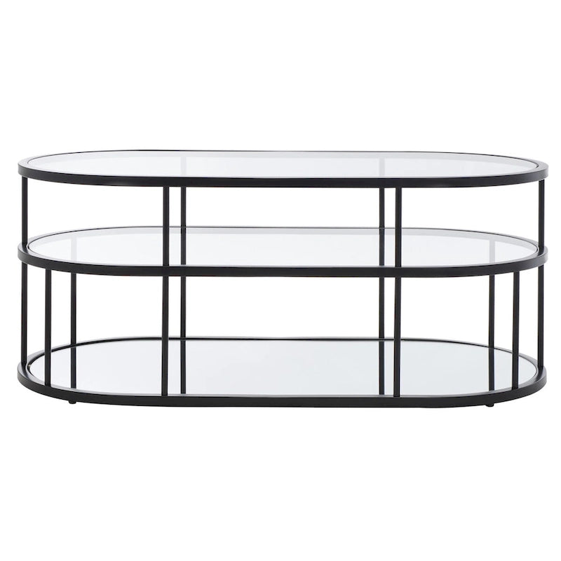 SAFAVIEH Frederica 3 Shelf Coffee Table - 42 L x 21 D x 17 H - 42Wx21Dx17H
