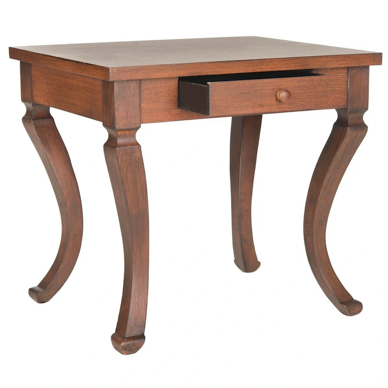 SAFAVIEH Jossie Brown Storage Side Table - 23.8 x 19 x 21.5 - 24Wx19Dx22H